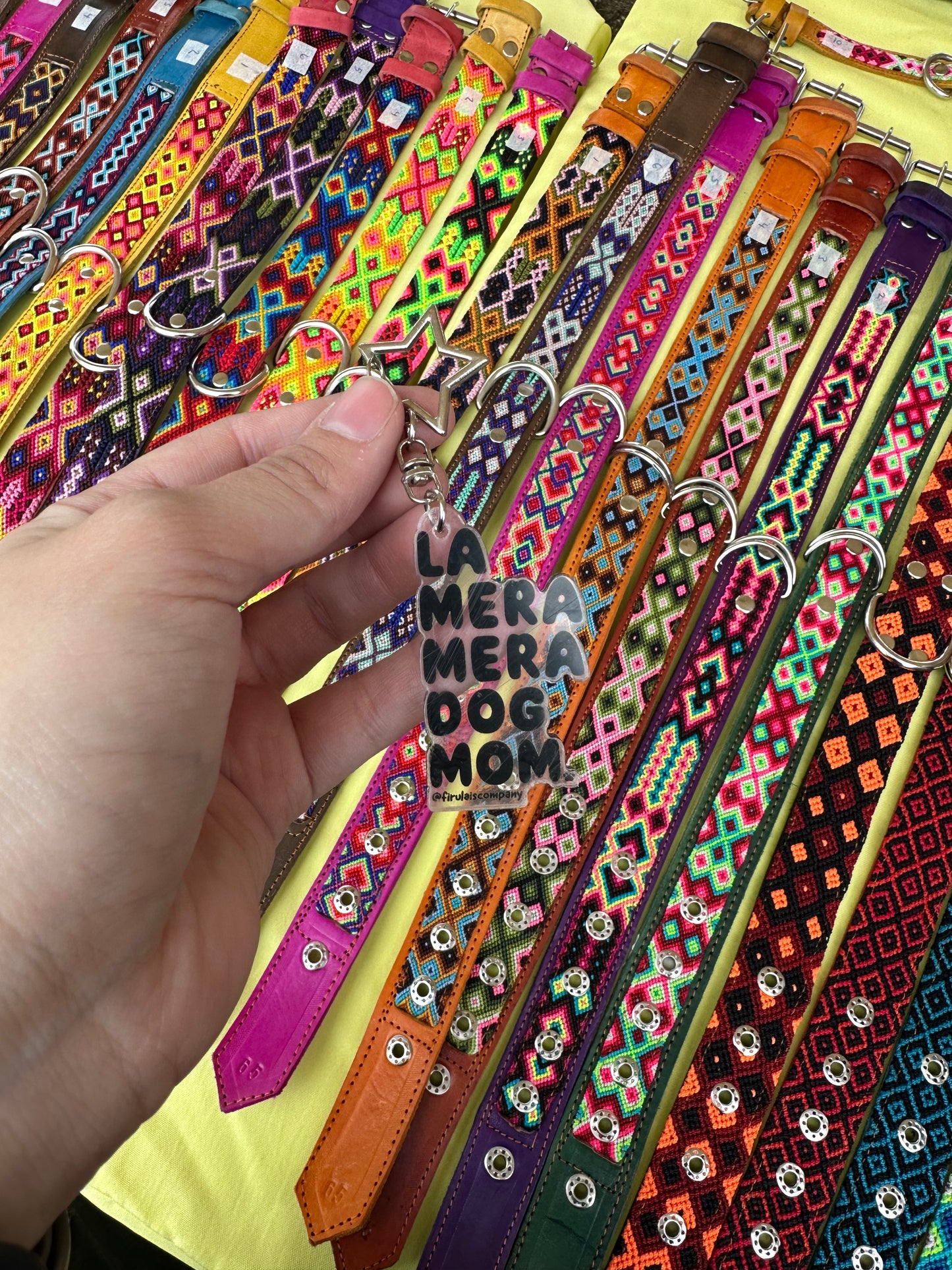 La Mera Mera Dog Mom Keychain