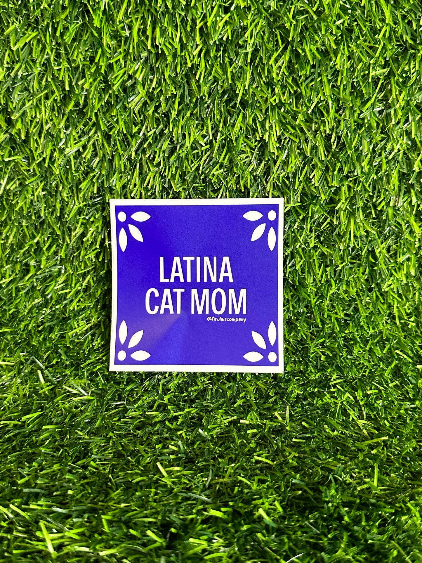 Latina Cat Mom Sticker