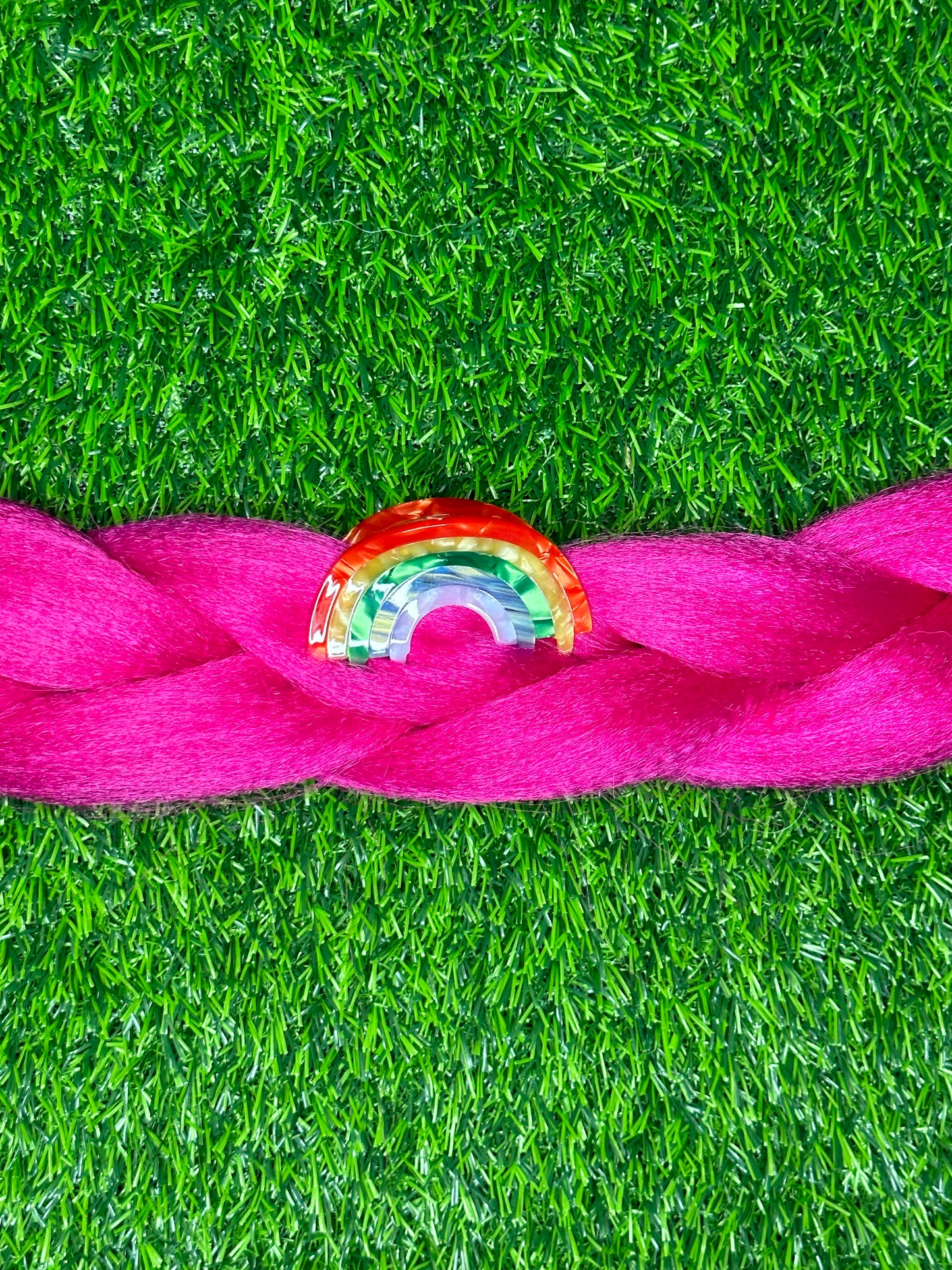 Rainbow Hair Claw