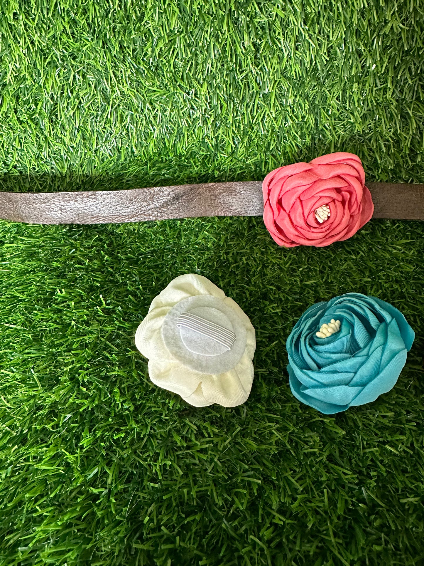 Flower collar attachments