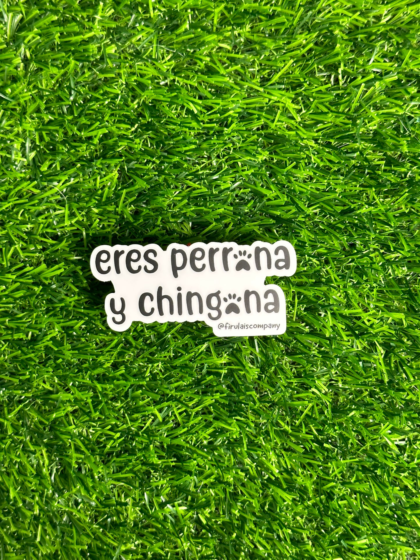 Eres perrona y chingona sticker