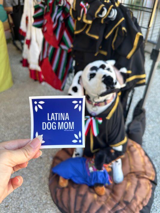 Latina Dog Mom Sticker