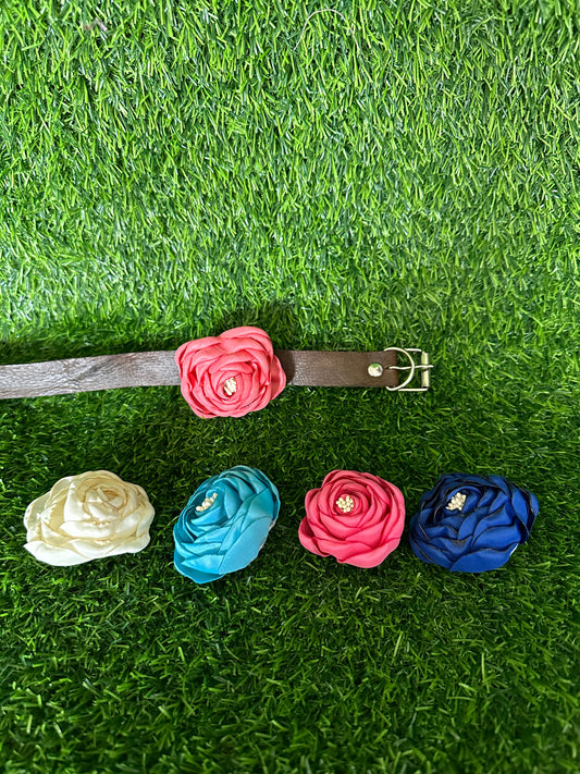 Flower collar attachments